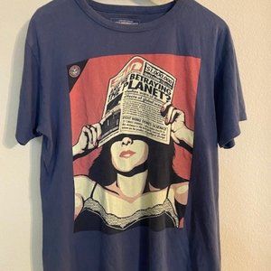 Obey Propaganda Climate Change T-Shirt Size M